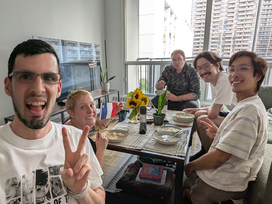 Soft-launch of my apartment with an Acadian Day gathering