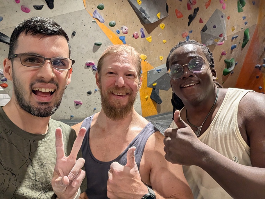 If you're the strongest climber in the room, you're in the wrong room