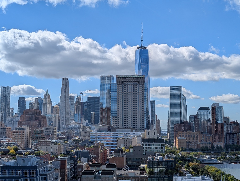 The New York City skyline never cease to amaze me