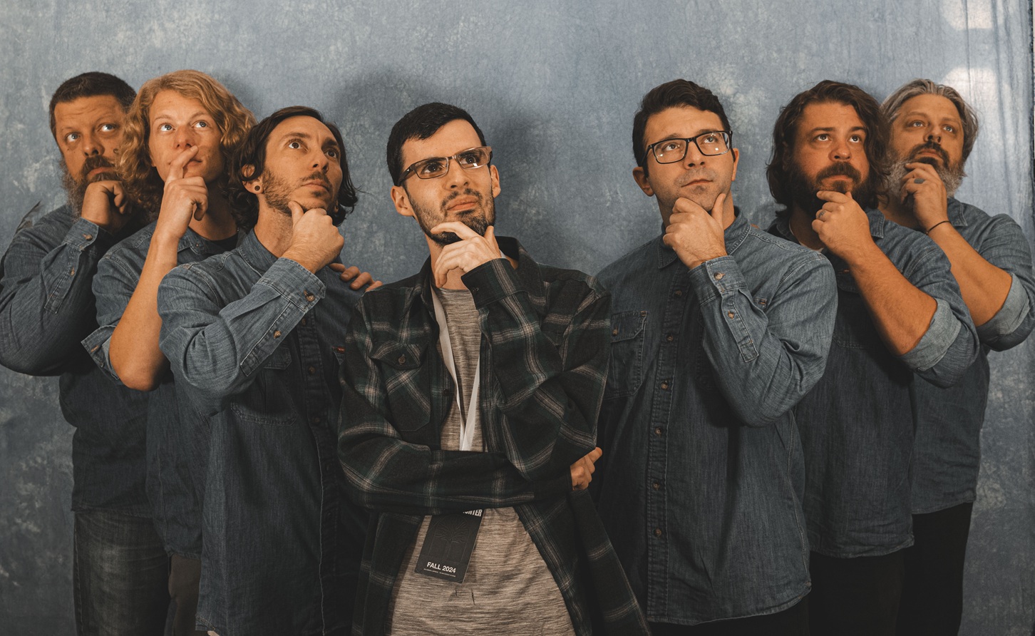 This photo was entirely my idea, so I'm basically part of the band now!